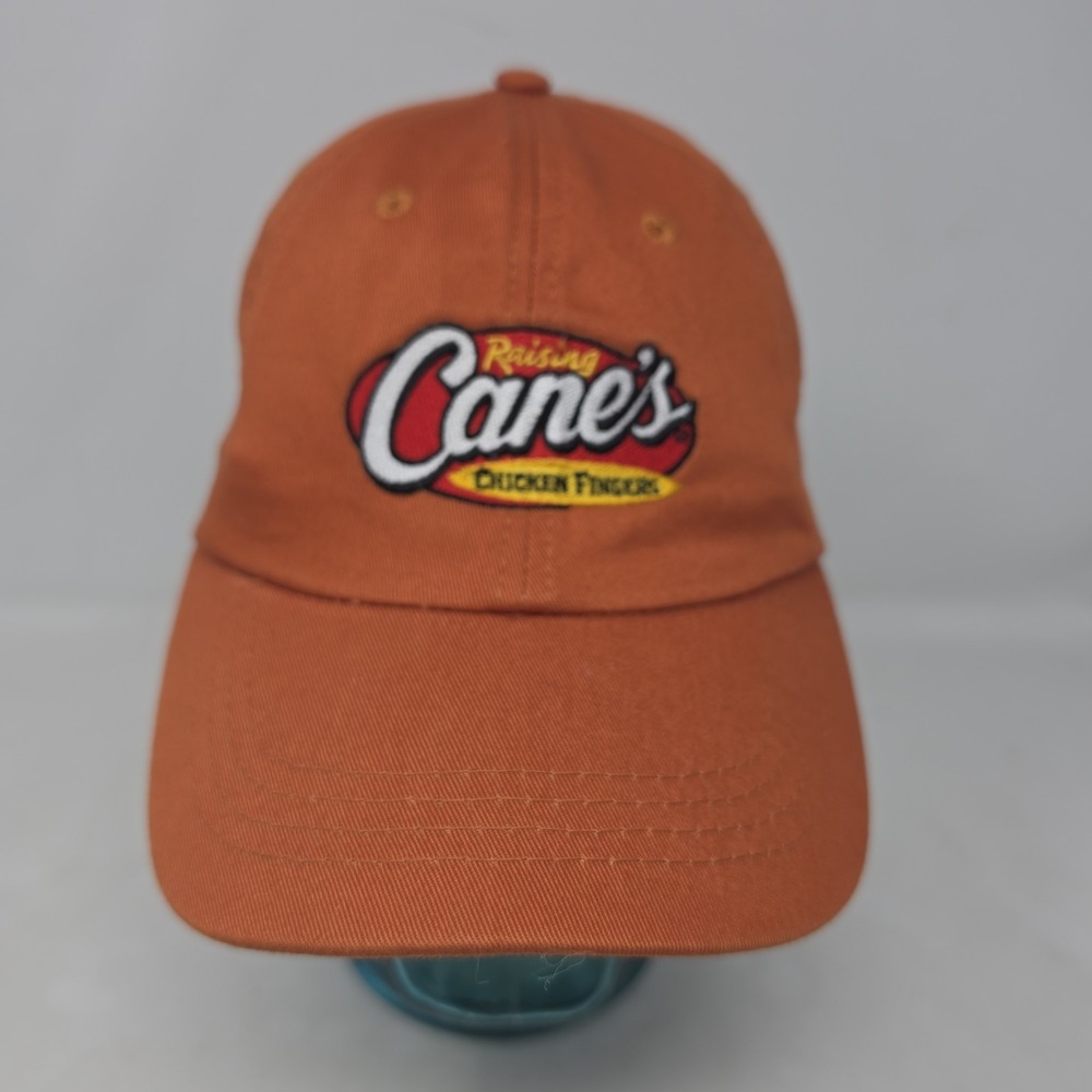 Raising Cane's Hat Cap Orange Adjustable